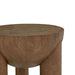 Morse Cognac Wooden Accent Table - UK - Home And Beyond