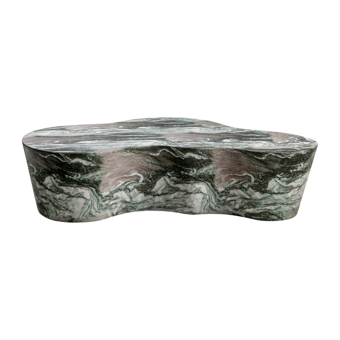 Slab Grey/Blush Faux Marble Coffee Table - UK - Home And Beyond