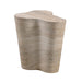 Slab Faux Travertine Short Side Table - UK - Home And Beyond
