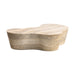 Slab Faux Travertine Coffee Table - UK - Home And Beyond