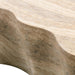 Slab Faux Travertine Coffee Table - UK - Home And Beyond