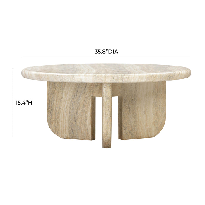 Patrizia Concrete Round Coffee Table - UK - Home And Beyond