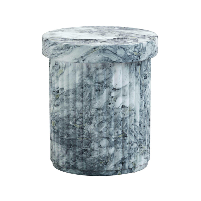 Serafina Marble Pattern Concrete Indoor / Outdoor Side Table - Home And Beyond