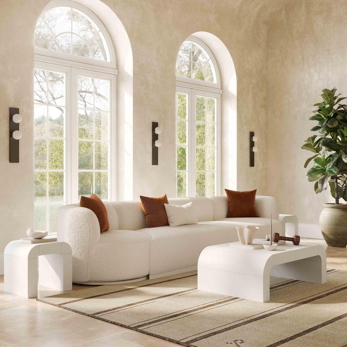 Hump White Side Table - Home And Beyond