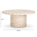 Blossom Washed Travertine Finish Indoor/Outdoor Coffee Table - Home And Beyond