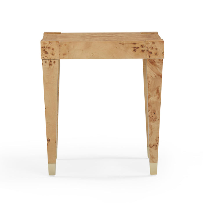 Brandyss Honey Burl End Table - Home And Beyond