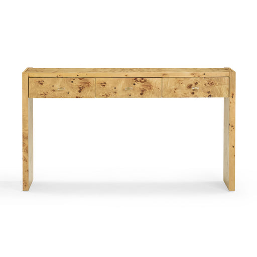 Brandyss Natural Burl Console Table - Home And Beyond