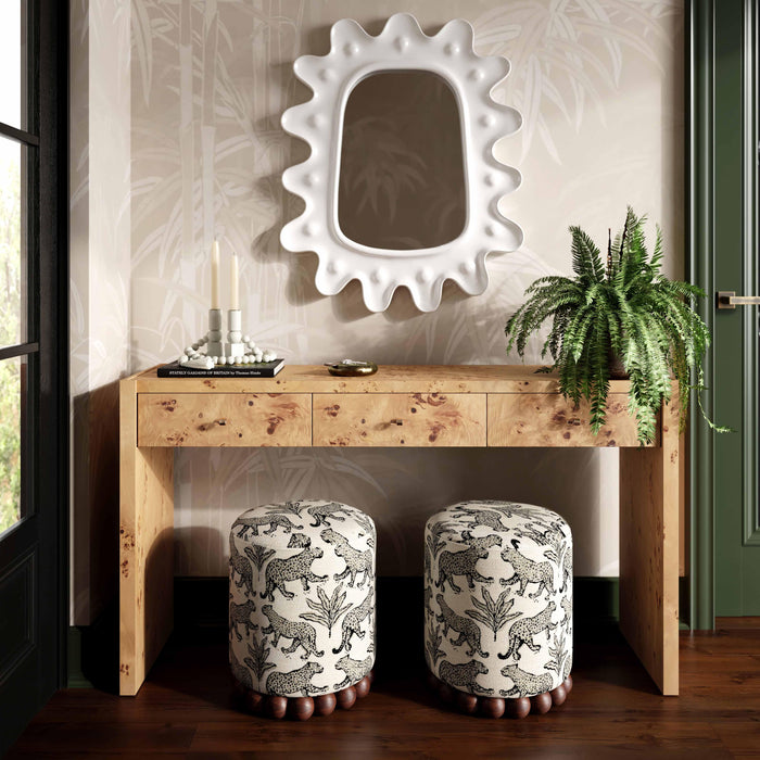 Brandyss Natural Burl Console Table - Home And Beyond