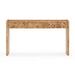 Brandyss Honey Burl Console Table - Home And Beyond