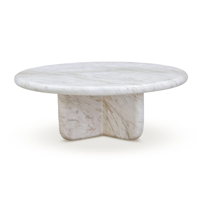 Juju Marble Indoor/Outdoor 32 inch Short Coffee Table - Home And Beyond