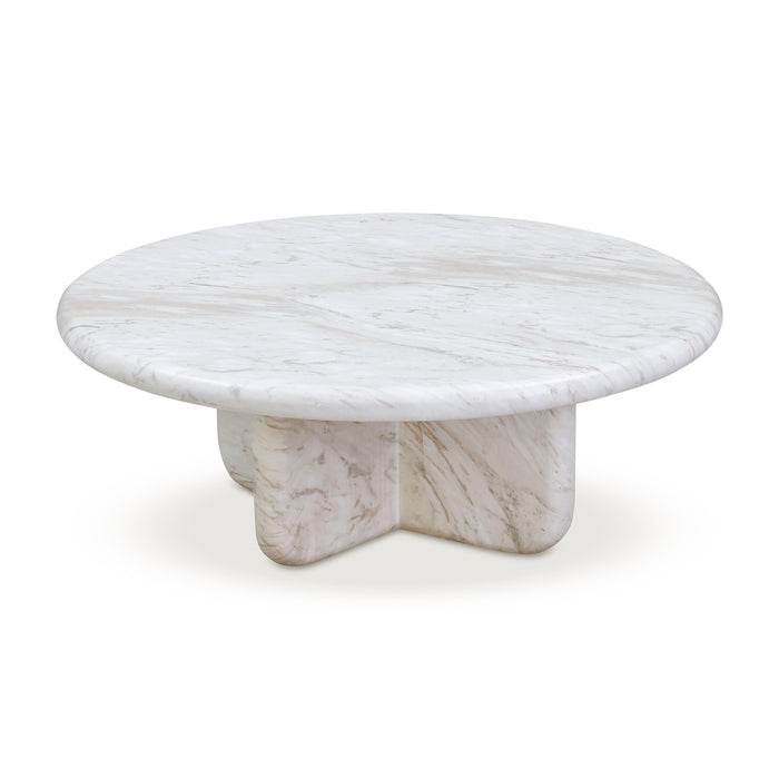 Juju Marble Indoor/Outdoor 32 inch Short Coffee Table - Home And Beyond