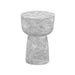 Charra Grey Faux Marble Indoor/Outdoor Side Table - Home And Beyond