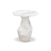 Esme Faux Marble Indoor/Outdoor Round Side Table - Home And Beyond