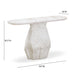 Esme Faux Marble Indoor/Outdoor Long Console Table - Home And Beyond