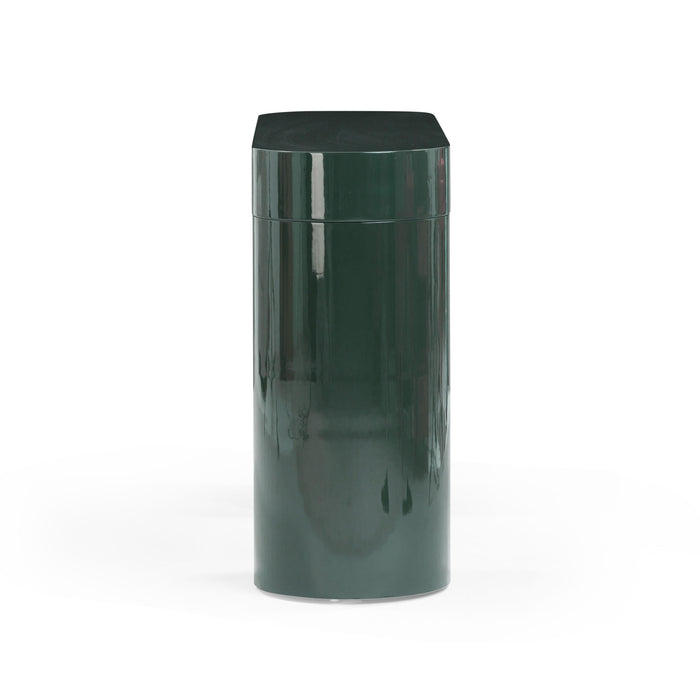 Mira Deep Green High Gloss Console Table - Home And Beyond
