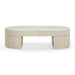 Bella 52" Cream Large Storage Coffee Table - Home And Beyond
