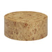 Fig 36" Natural Burl Drum Round Coffee Table - Home And Beyond