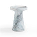 Zara Faux Aegean Marble Indoor/Outdoor Side Table - Home And Beyond