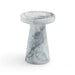 Zara Faux Aegean Marble Indoor/Outdoor Side Table - Home And Beyond