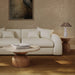 Cynthia 36" Faux Travertine Concrete Indoor/Outdoor Coffee Table - Home And Beyond