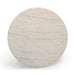 Cynthia 36" Faux Travertine Concrete Indoor/Outdoor Coffee Table - Home And Beyond