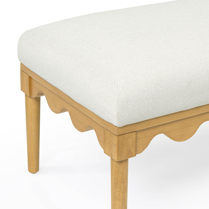 Oodle 56.5" Performance Vegan Mohair Bench - Home And Beyond