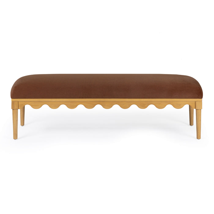 Oodle 56.5" Performance Vegan Mohair Bench - Home And Beyond