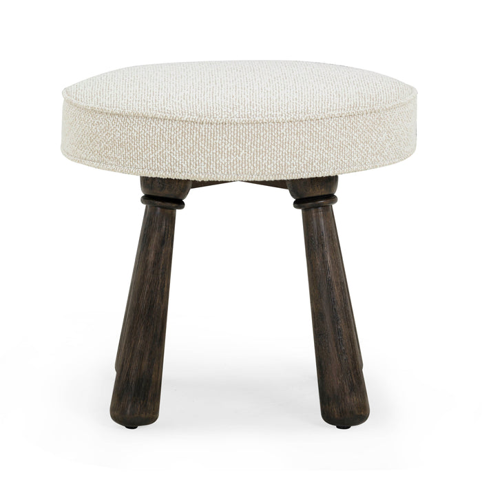 Pookie Performance Boucle Accent Stool - Home And Beyond