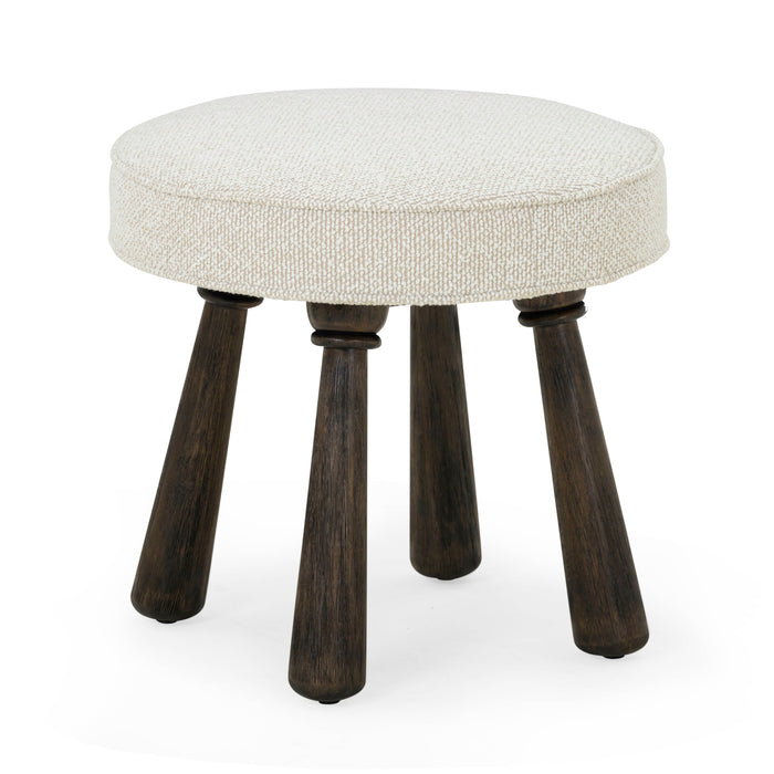 Pookie Performance Boucle Accent Stool - Home And Beyond