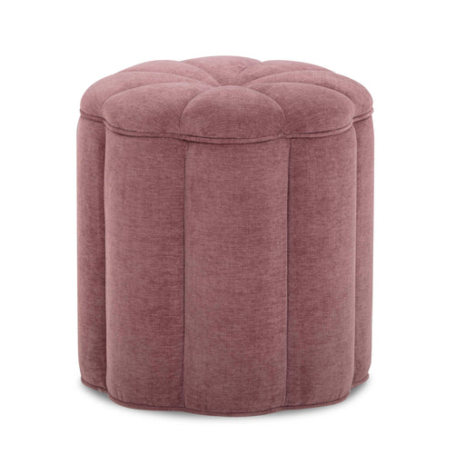 Fleur Textured Performance Velvet Storage Ottoman - Home And Beyond