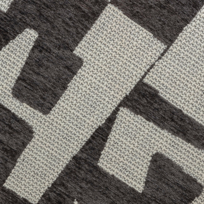 Bisou Performance Jacquard Ottoman - Home And Beyond