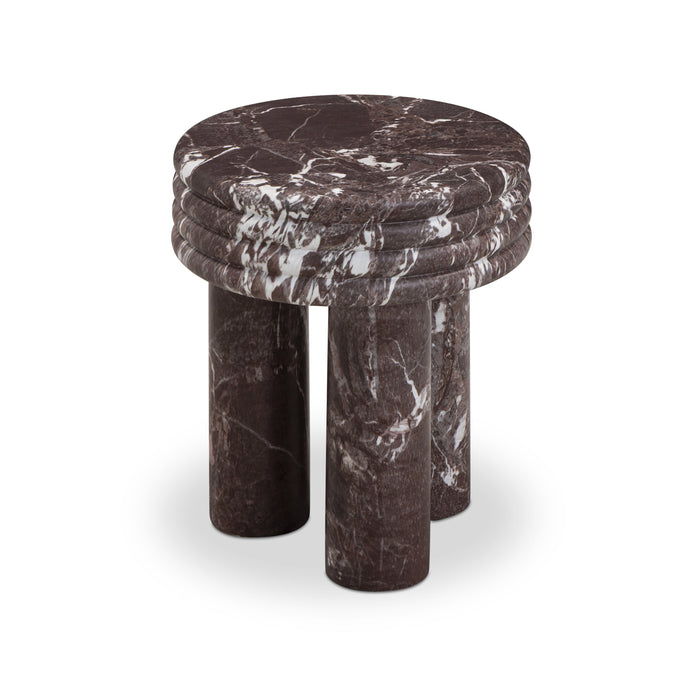 Delta Concrete Indoor/Outdoor Round Side Table - Home And Beyond