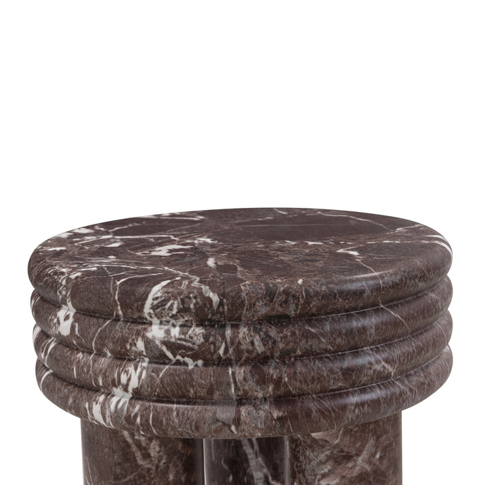 Delta Concrete Indoor/Outdoor Round Side Table - Home And Beyond