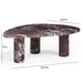 Libby Faux Red Levanto Marble Indoor/Outdoor Coffee Table (36"-48") - Home And Beyond