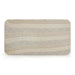 Tyche 55" Faux Travertine Indoor/Outdoor Concrete Rectangular Coffee Table - Home And Beyond