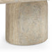 Tyche 55" Faux Travertine Indoor/Outdoor Concrete Rectangular Coffee Table - Home And Beyond