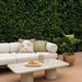 Tyche 55" Faux Travertine Indoor/Outdoor Concrete Rectangular Coffee Table - Home And Beyond