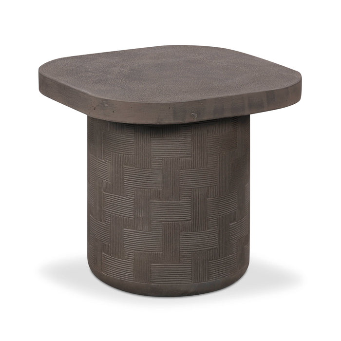 Suraya Indoor/Outdoor Concrete Side Table - Home And Beyond