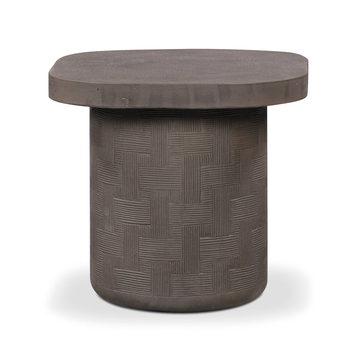 Suraya Indoor/Outdoor Concrete Side Table - Home And Beyond
