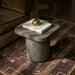 Suraya Indoor/Outdoor Concrete Side Table - Home And Beyond