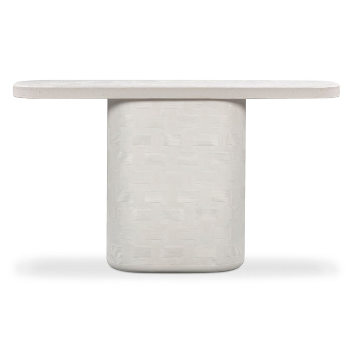 Suraya 55" Indoor/Outdoor Concrete Console Table - Home And Beyond