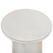 Cassandra Ivory Indoor/Outdoor Concrete Side Table - Home And Beyond