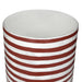 Tempest Indoor/Outdoor Ceramic Table in Stripes - Home And Beyond