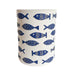 Tempest Indoor/Outdoor Ceramic Table in Blue Fish - Home And Beyond