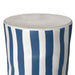 Tempest Indoor/Outdoor Ceramic Table in Stripes - Home And Beyond