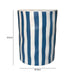 Tempest Indoor/Outdoor Ceramic Table in Stripes - Home And Beyond