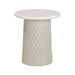 Hessa Indoor/Outdoor Concrete Chiseled Side Table - Home And Beyond