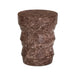 Ayon Faux Red Levanto Marble Indoor/Outdoor Concrete Side Table - Home And Beyond
