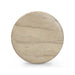Hyre Faux Travertine Indoor/Outdoor Concrete Side Table - Home And Beyond