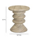 Hyre Faux Travertine Indoor/Outdoor Concrete Side Table - Home And Beyond